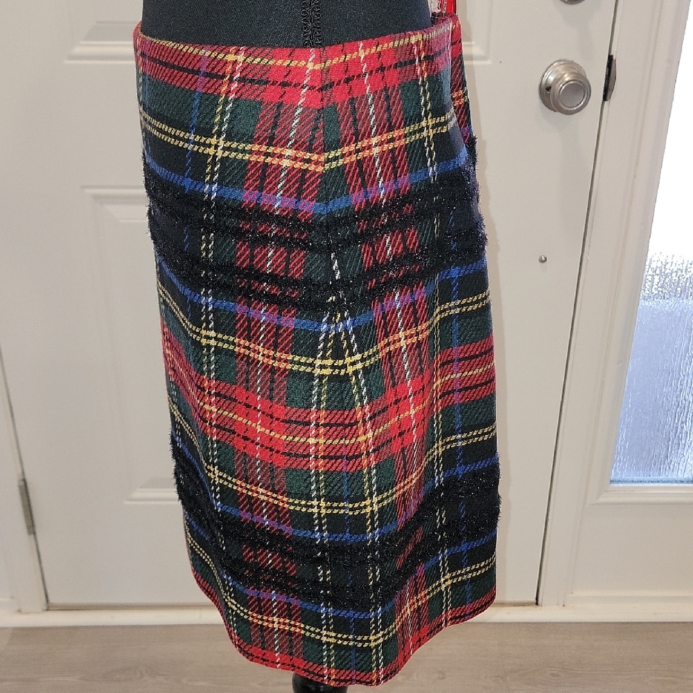 J. Crew Tartan Plaid Mini Skirt - Picture 4 of 13